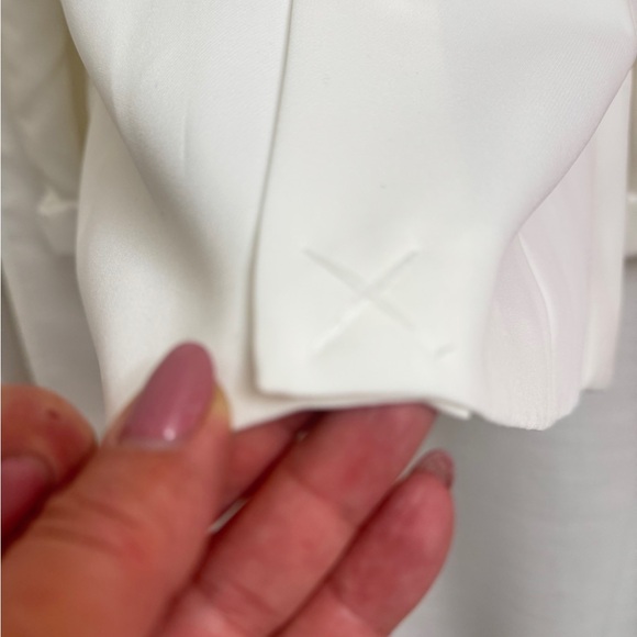 stradivarius White Blazer ✨ Two-Piece Power Pop Set – Size Large ✨ - Picture 15 of 16